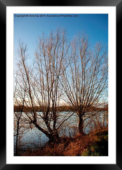 Rickmansworth Aquadrome Framed Mounted Print by Chris Day