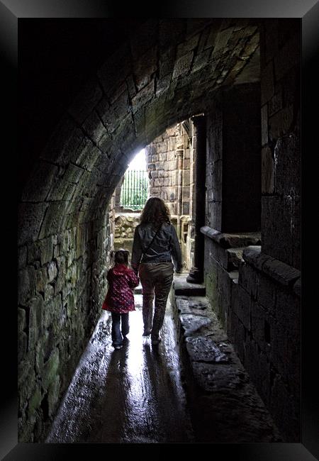 Walk to the Light Framed Print by Tom Gomez