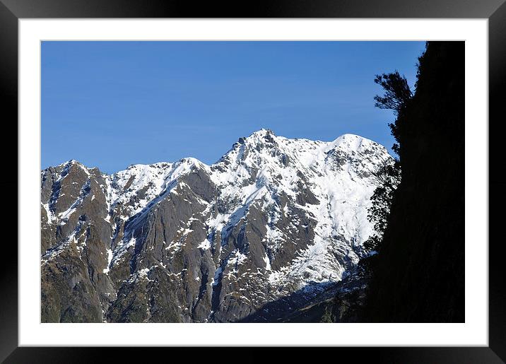 rugged alpine scenery Framed Mounted Print by Peter Righteous