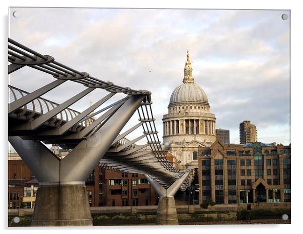 St Pauls Acrylic by Victor Burnside