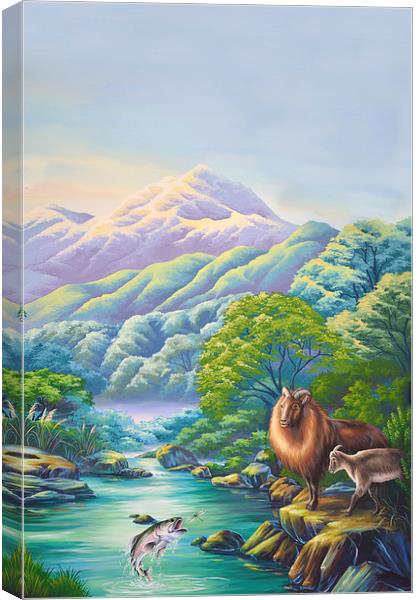 hunters paradise Canvas Print by Peter Righteous