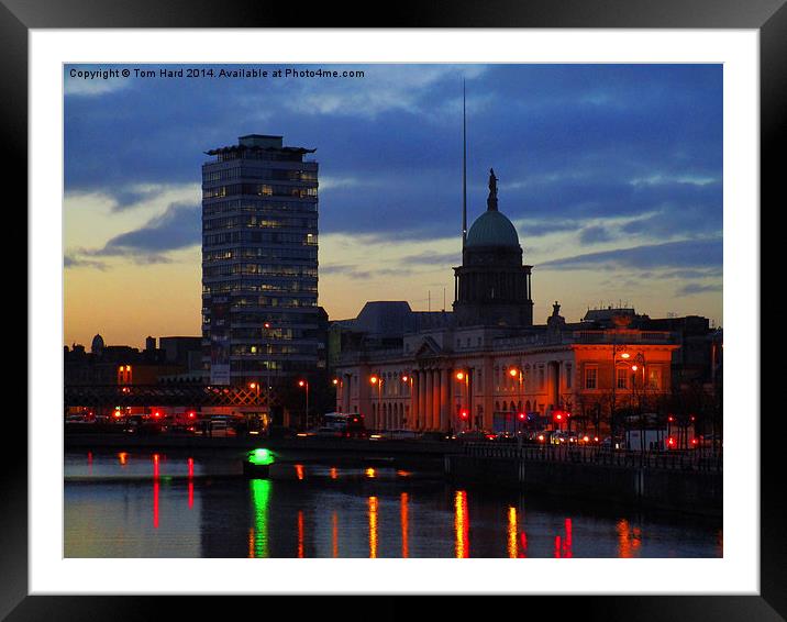  Dublin's Fair City... Framed Mounted Print by Tom Hard