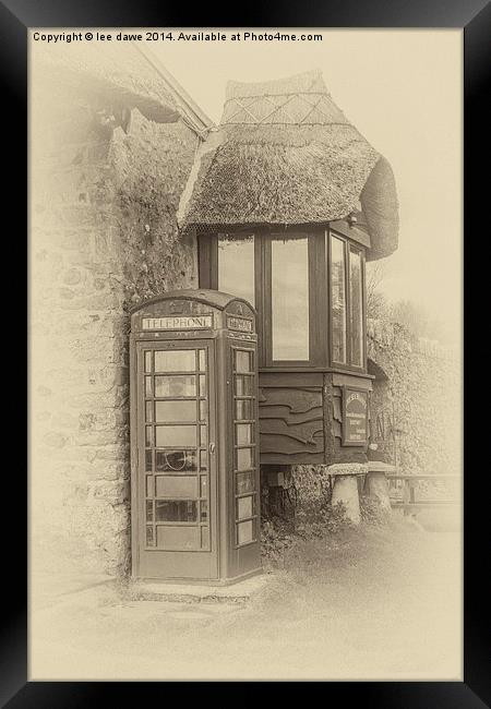  A Time Gone By Framed Print by Images of Devon
