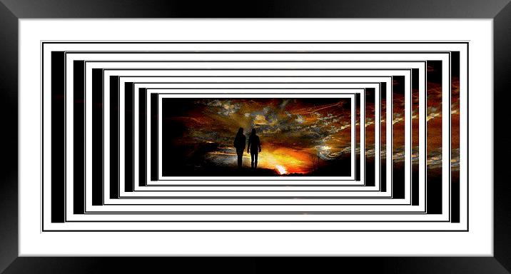  Infinity Framed Mounted Print by sylvia scotting