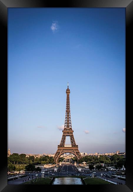  Eiffel Tower, Paris Framed Print by Darren Carter