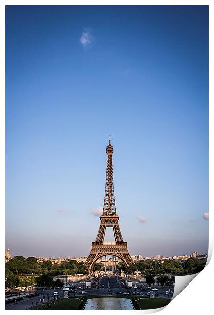 Eiffel Tower, Paris Print by Darren Carter