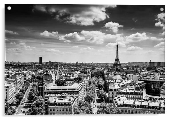 Paris, France Acrylic by Darren Carter