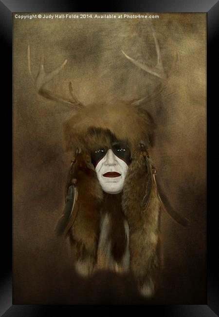  Indigenous Framed Print by Judy Hall-Folde