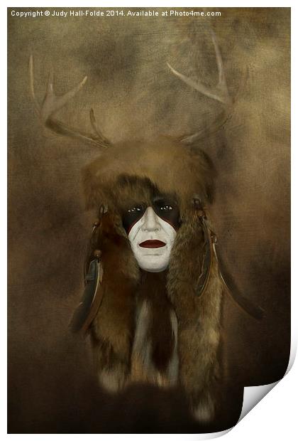  Indigenous Print by Judy Hall-Folde