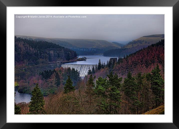 Walls Across the Valley Framed Mounted Print by K7 Photography