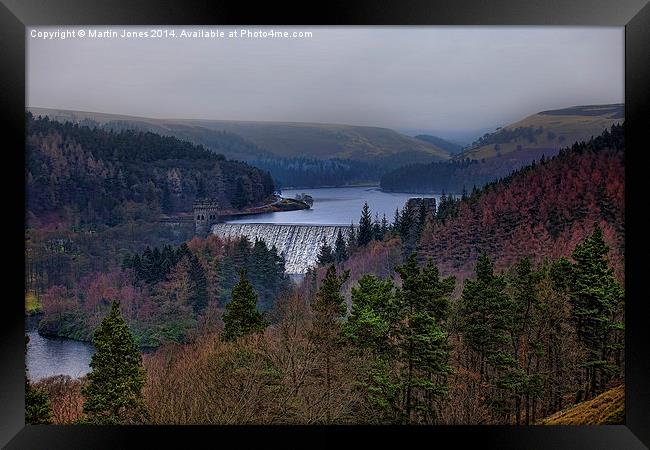 Walls Across the Valley Framed Print by K7 Photography