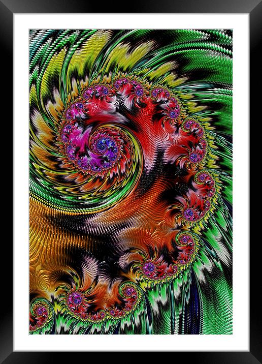 Cyclonic Framed Mounted Print by Steve Purnell