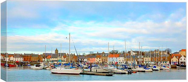  anstruther harbor  Canvas Print by dale rys (LP)
