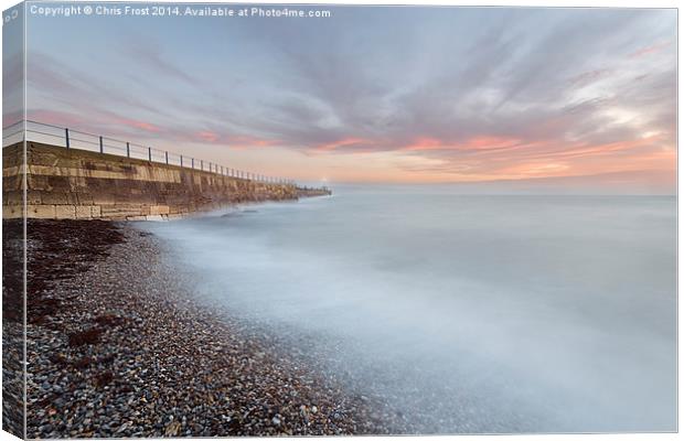  Weymouth Stone Pier Canvas Print by Chris Frost