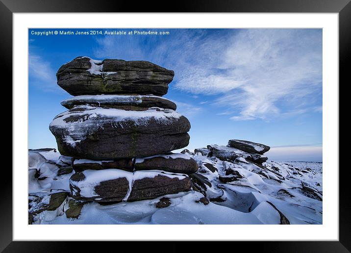 The Mighty Boulders of Higger Tor Framed Mounted Print by K7 Photography