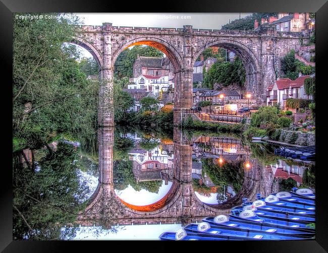 Morning Knaresborough Reflections  Framed Print by Colin Williams Photography