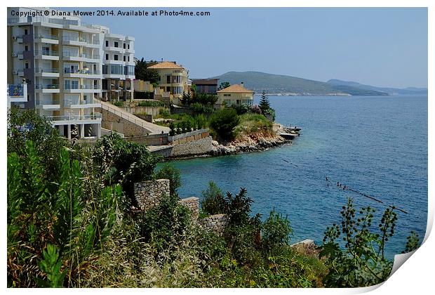 Saranda Albania  Print by Diana Mower