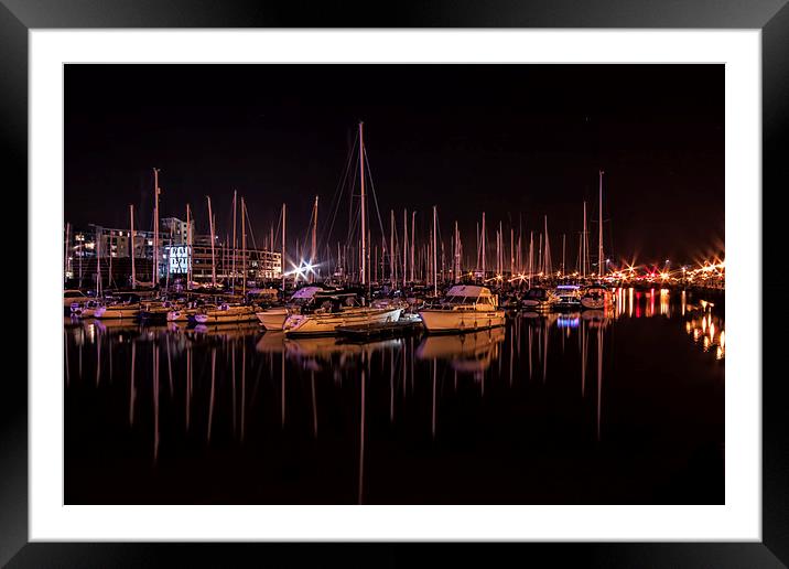  Boats, boats and more boats. Framed Mounted Print by Becky Dix