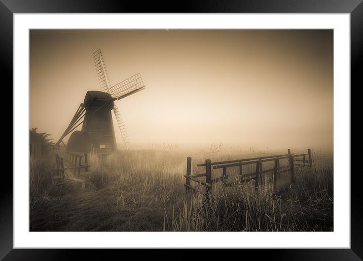 Herringfleet Mill Framed Mounted Print by Keith Naylor