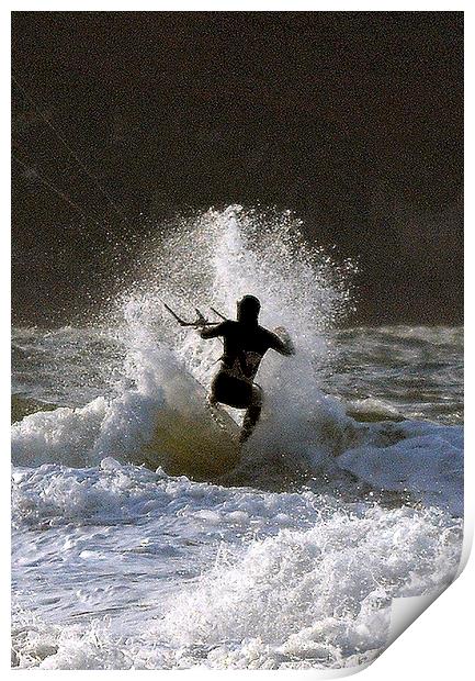 Kite Surfer  Print by graham young