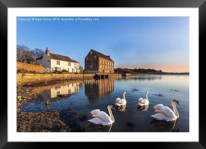Yarmouth Millhouse Framed Mounted Print by Wight Landscapes
