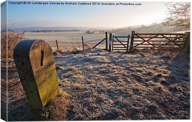 The Icknield Way  Canvas Print by Graham Custance