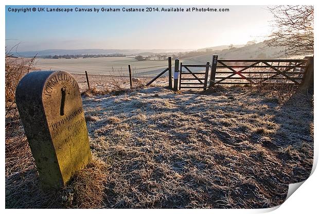 The Icknield Way  Print by Graham Custance