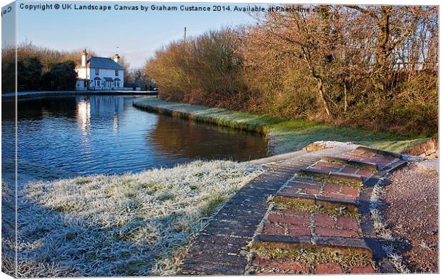  Lock Keepers Cottage Canvas Print by Graham Custance