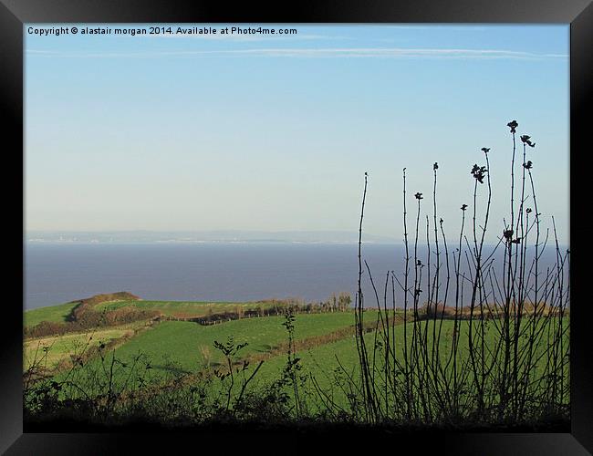  Views to Wales Framed Print by alastair morgan