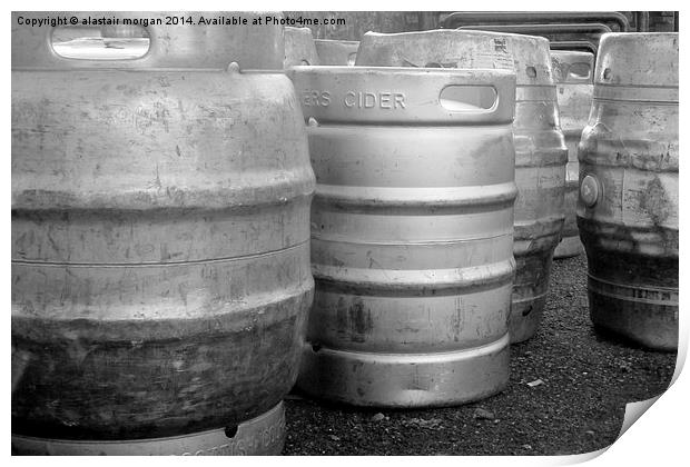  Cider Barrel Print by alastair morgan