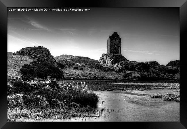  Smailholm Tower Framed Print by Gavin Liddle