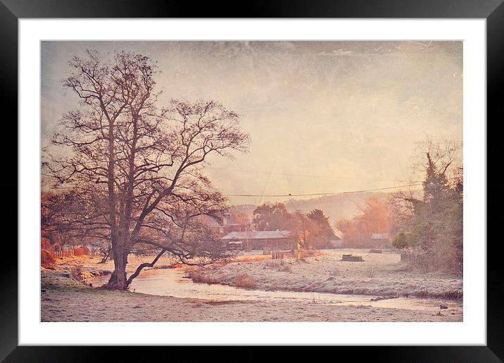 Eynsford River  Framed Mounted Print by Dawn Cox