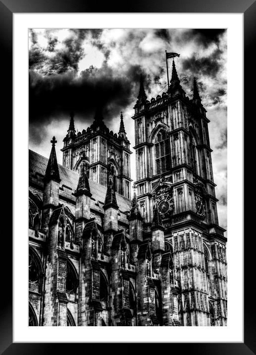 Westminster Abbey London Framed Mounted Print by David Pyatt