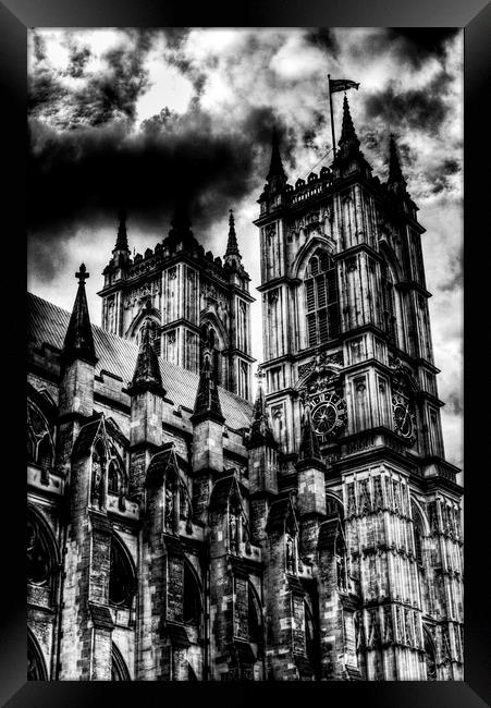  Westminster Abbey London Framed Print by David Pyatt