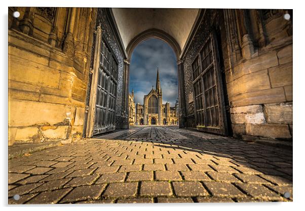  Norwich Cathedral Acrylic by Paul Sharp
