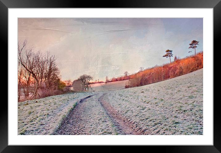 Rural Kent Framed Mounted Print by Dawn Cox