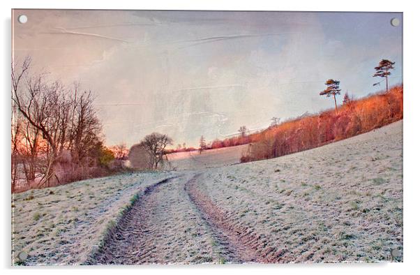  Rural Kent Acrylic by Dawn Cox
