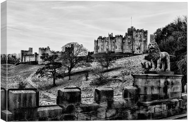  Alnwick Castle Canvas Print by Northeast Images