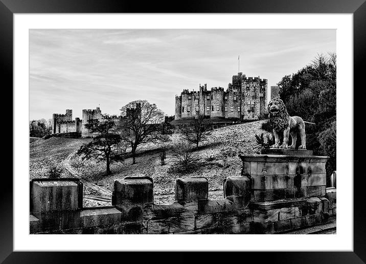  Alnwick Castle Framed Mounted Print by Northeast Images