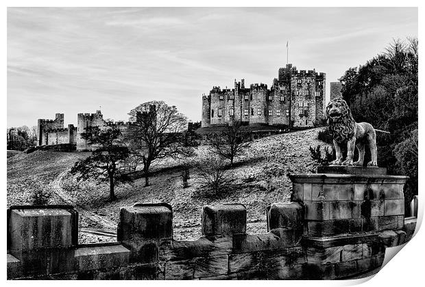  Alnwick Castle Print by Northeast Images