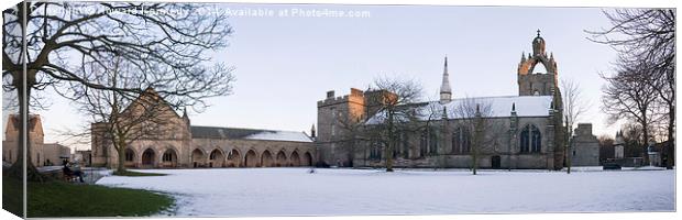 King's College Panorama Canvas Print by Howard Kennedy