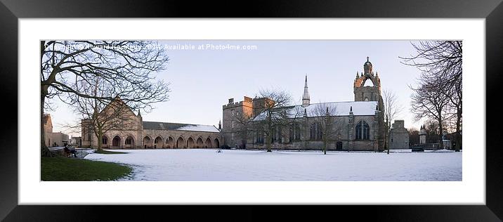 King's College Panorama Framed Mounted Print by Howard Kennedy