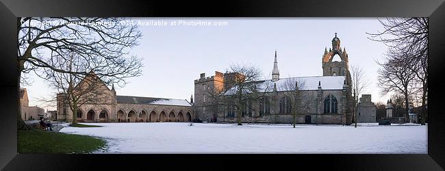 King's College Panorama Framed Print by Howard Kennedy