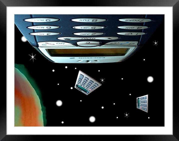  Space – The final onion Framed Mounted Print by Ivan Kovacs