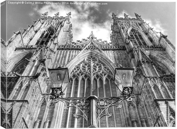  York Minster Canvas Print by Colin Williams Photography