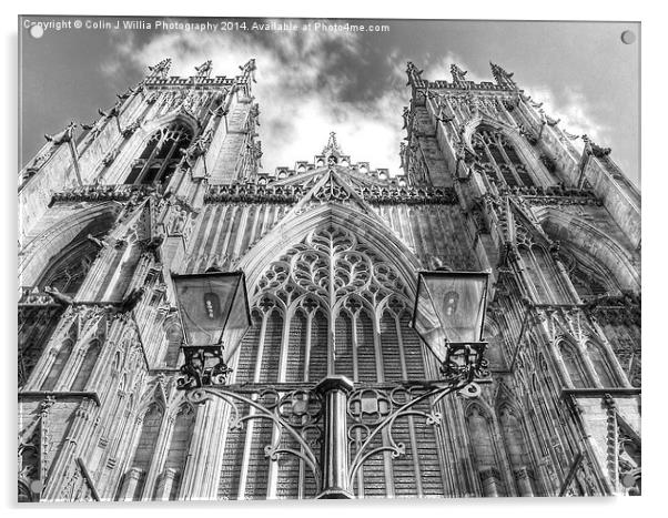  York Minster Acrylic by Colin Williams Photography