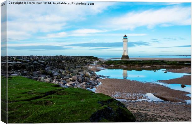  Perch Rock Lighthouse, New Brighton, Wirral, UK Canvas Print by Frank Irwin