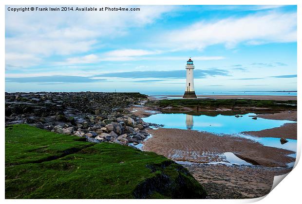  Perch Rock Lighthouse, New Brighton, Wirral, UK Print by Frank Irwin