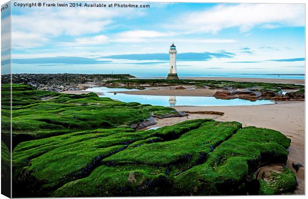 Perch Rock Lighthouse, New Brighton, Wirral, UK Canvas Print by Frank Irwin