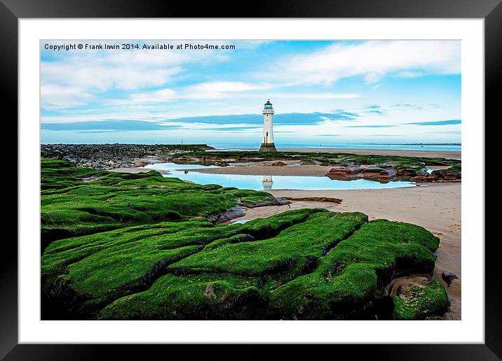 Perch Rock Lighthouse, New Brighton, Wirral, UK Framed Mounted Print by Frank Irwin